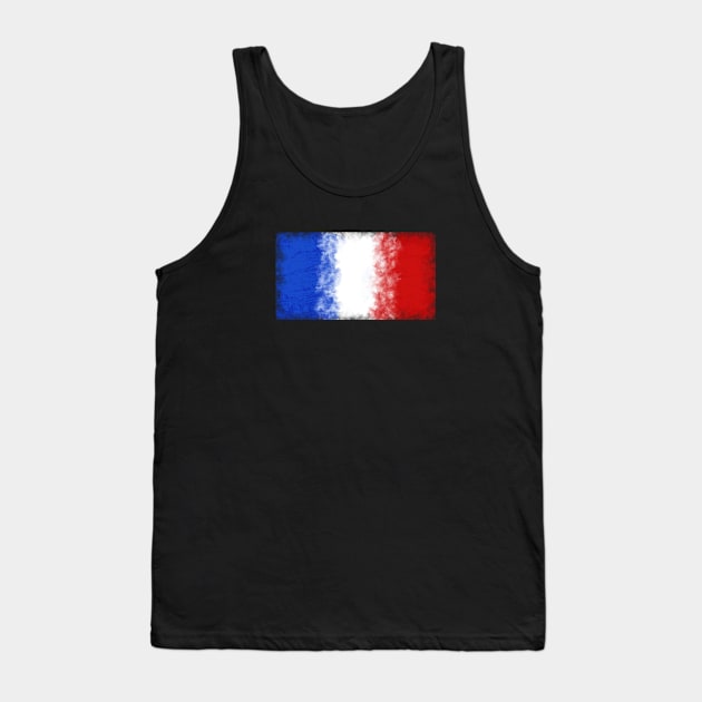 French Flag Tank Top by rachybattlebot